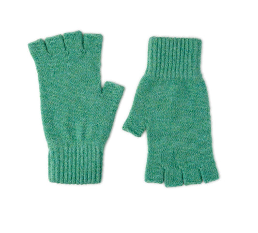 Iona Ladies' Fingerless Gloves - Green