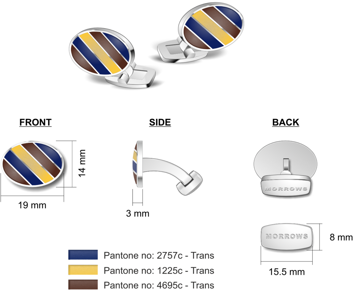 Old Salopian Cufflinks Pre-Order