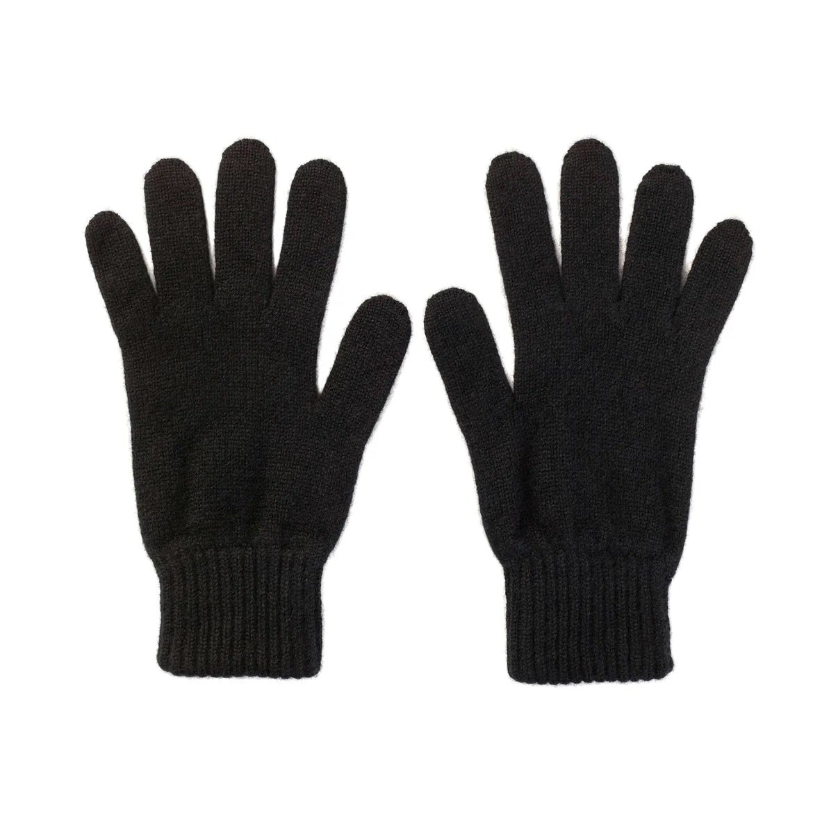 Mens Black Cashmere Gloves
