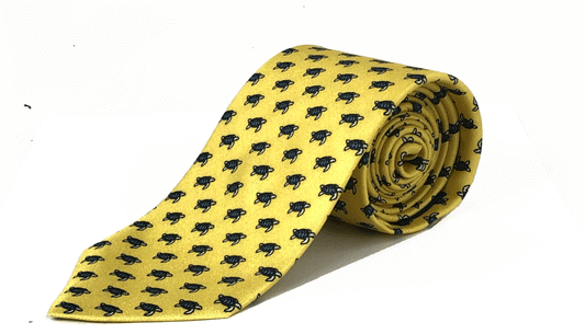 Yellow Turtle Tie