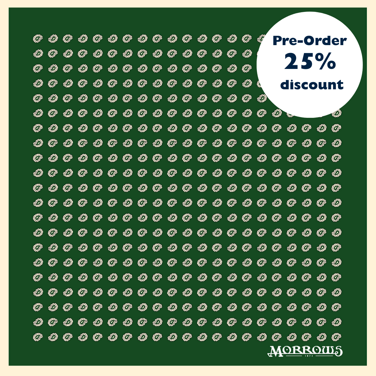 Ingram's Paisley Pocket Square Pre-Order