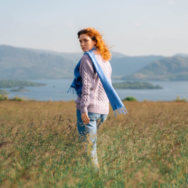 Lapis Blue Merino Scarf