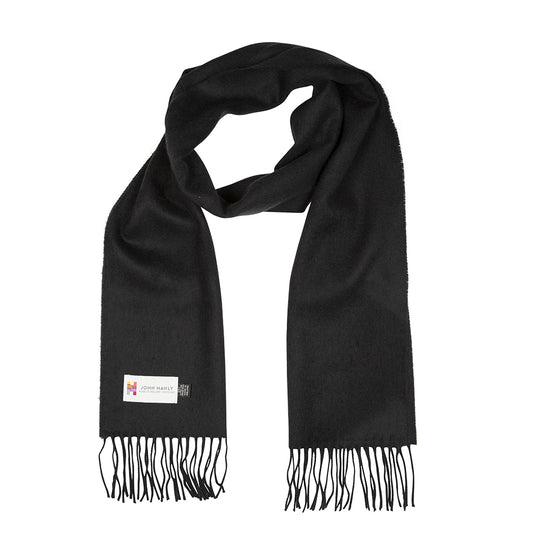 Black Merino Scarf
