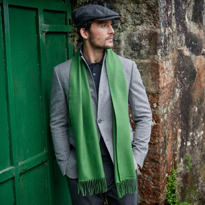 Forest Green Merino Scarf