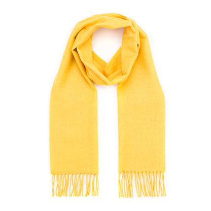 Sunshine Yellow Merino Scarf