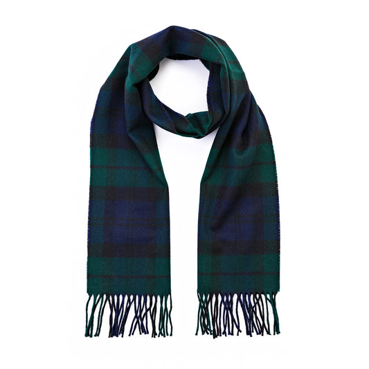 Black Watch Tartan Merino Scarf