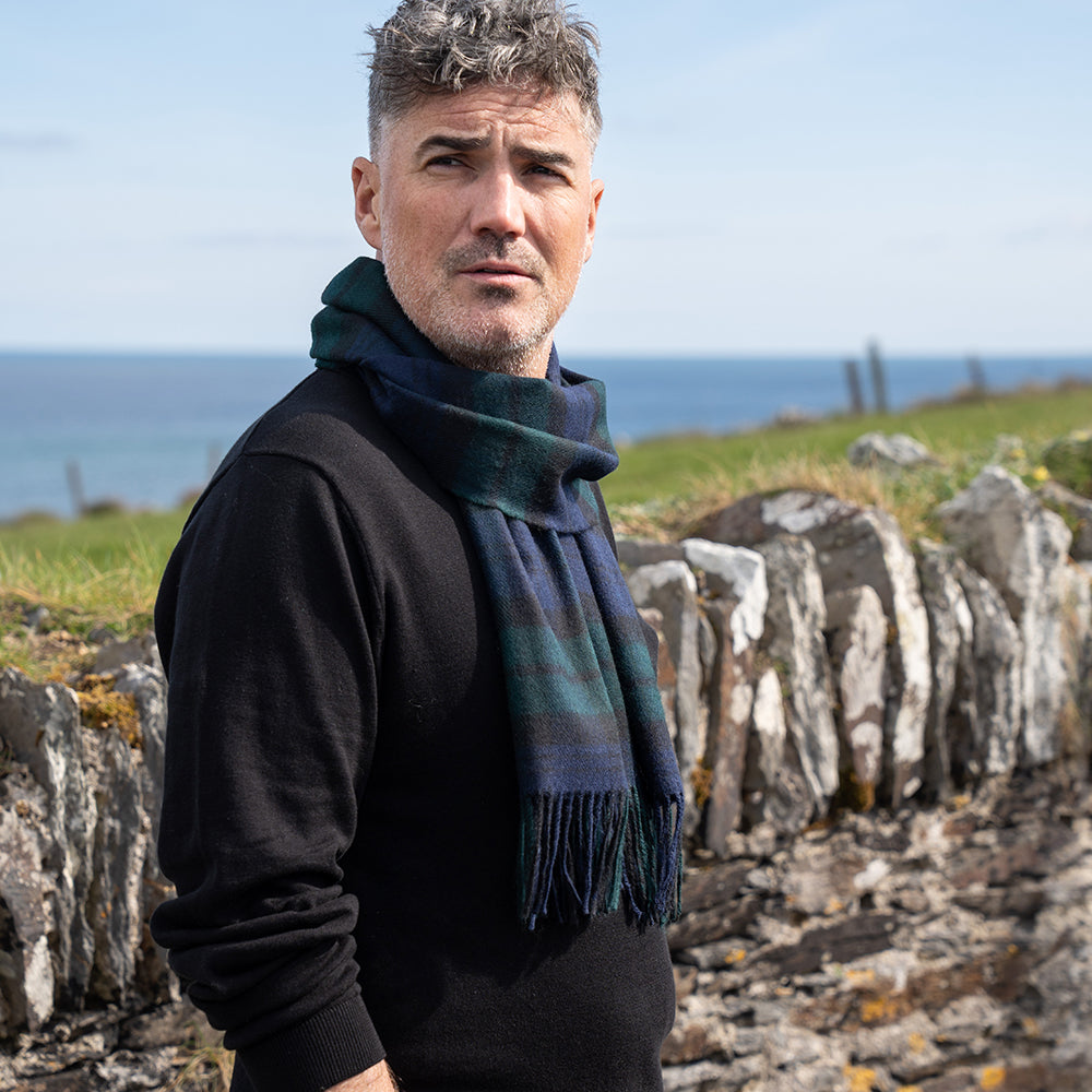 Black Watch Tartan Merino Scarf
