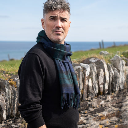 Black Watch Tartan Merino Scarf