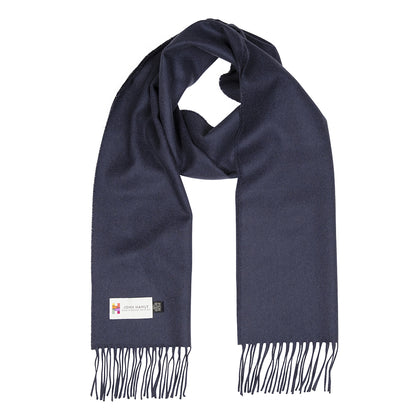 Navy Merino Scarf