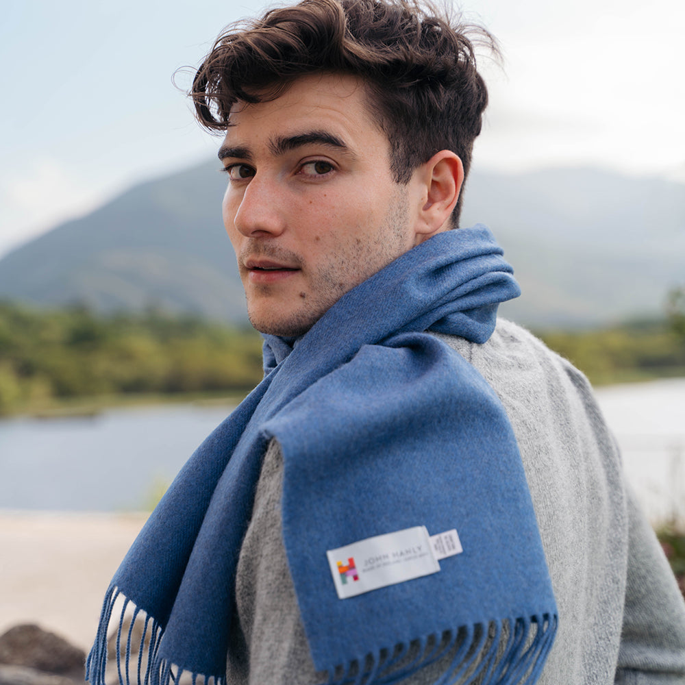 Denim Merino Scarf