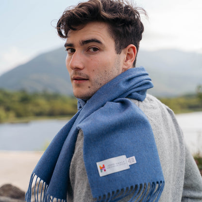 Denim Merino Scarf