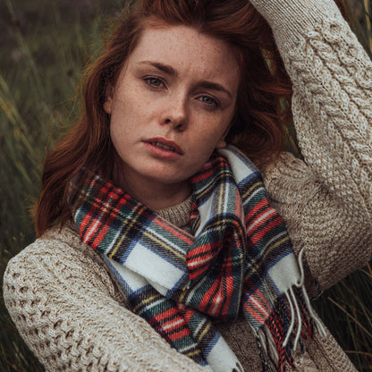 Dress Stewart Tartan Lambswool Scarf