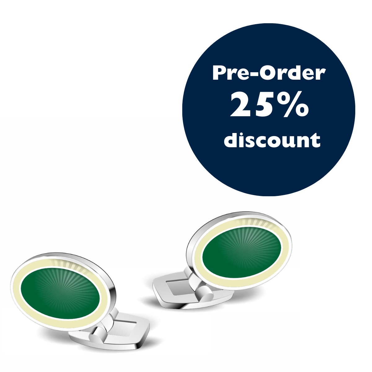 Ingram's Oval Cufflinks Pre-Order