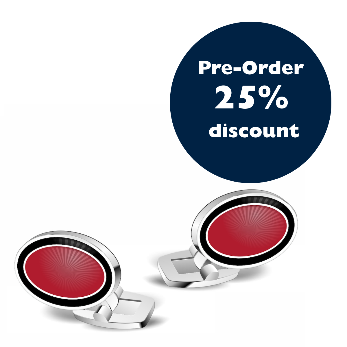 Moser's Oval Cufflinks Pre-Order
