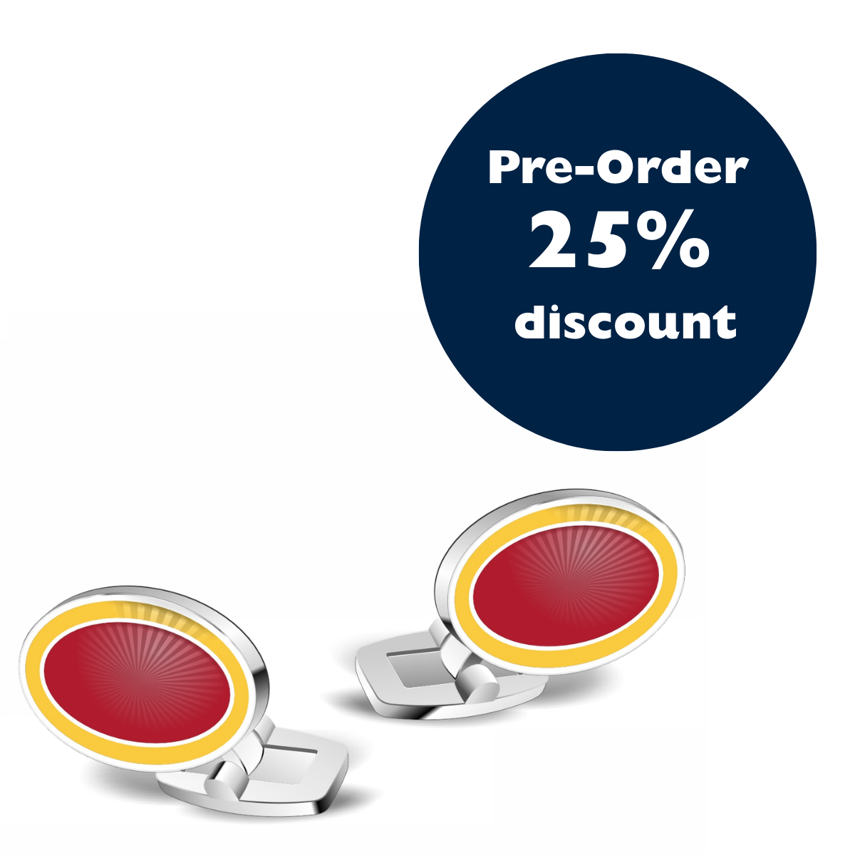 Porthill Oval Cufflinks Pre-Order