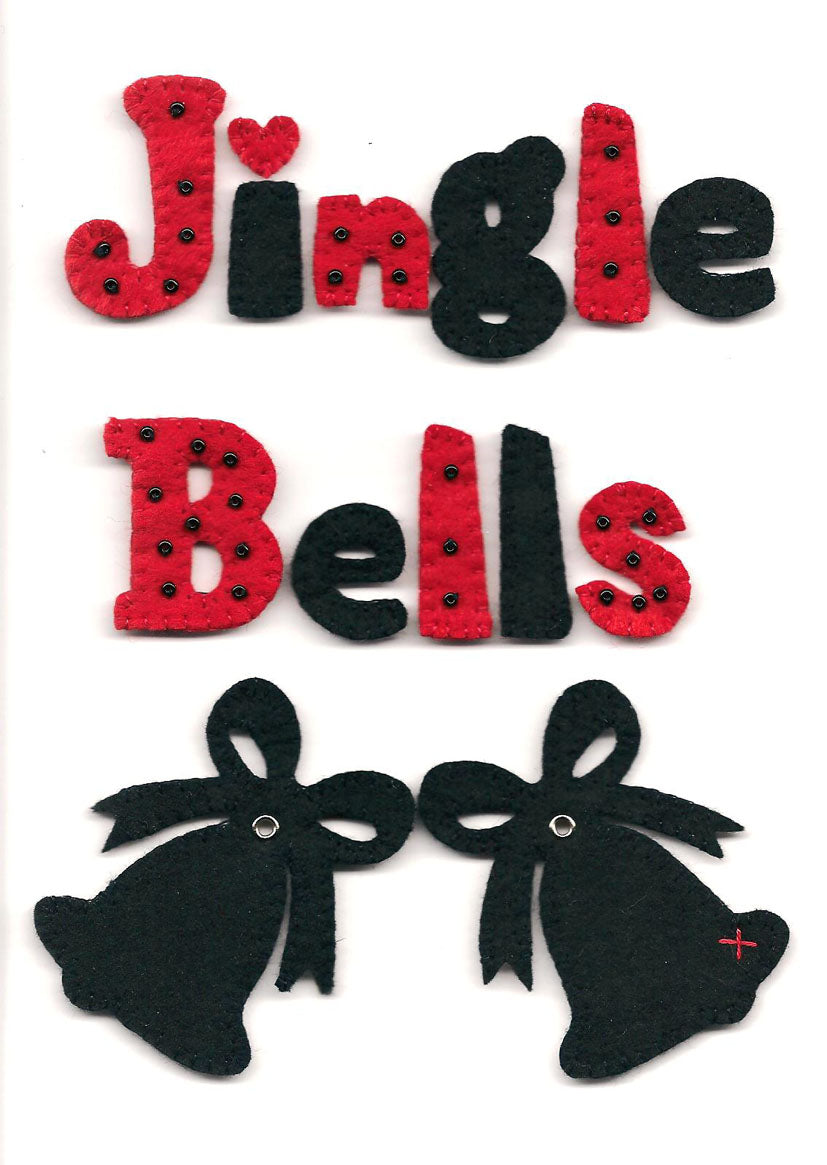 10 Pack of Jingle Bells Cards