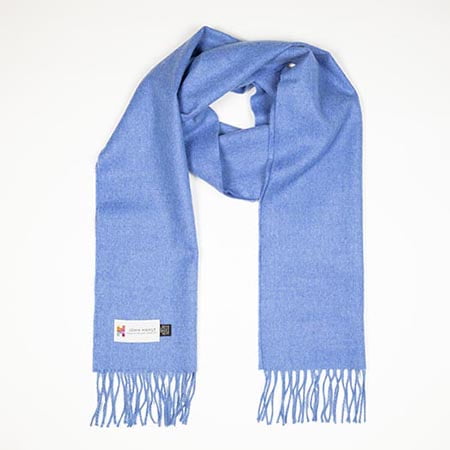 Lapis Blue Merino Scarf