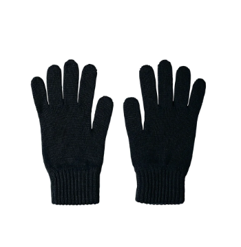 Mens Black Cashmere Gloves