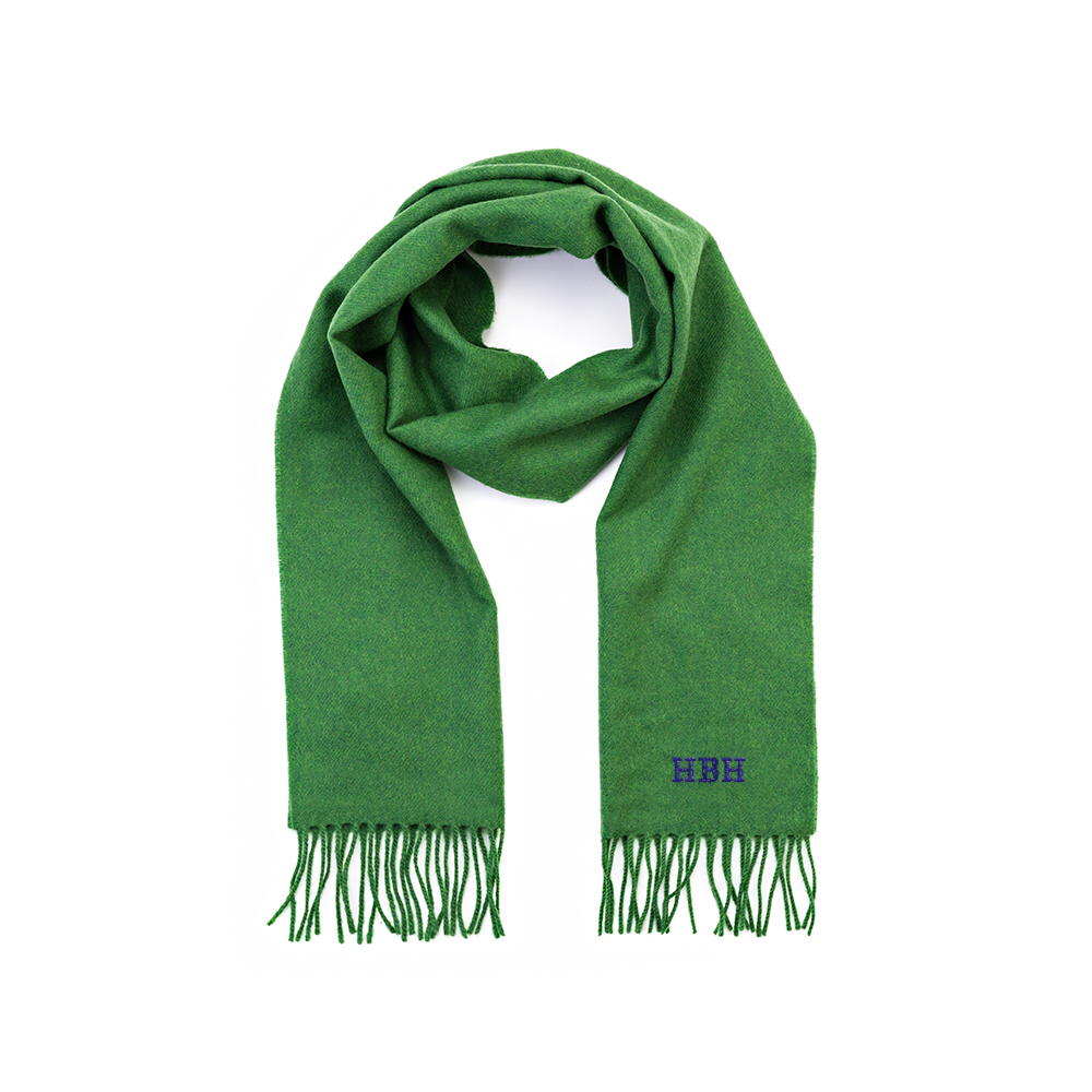 Forest Green Merino Scarf