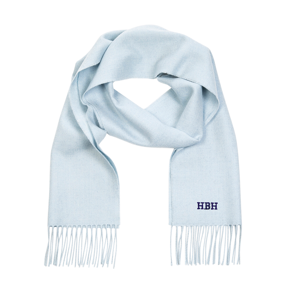 Ice Blue Merino Scarf