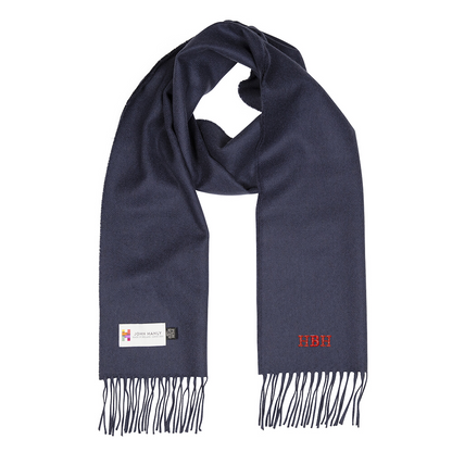 Navy Merino Scarf