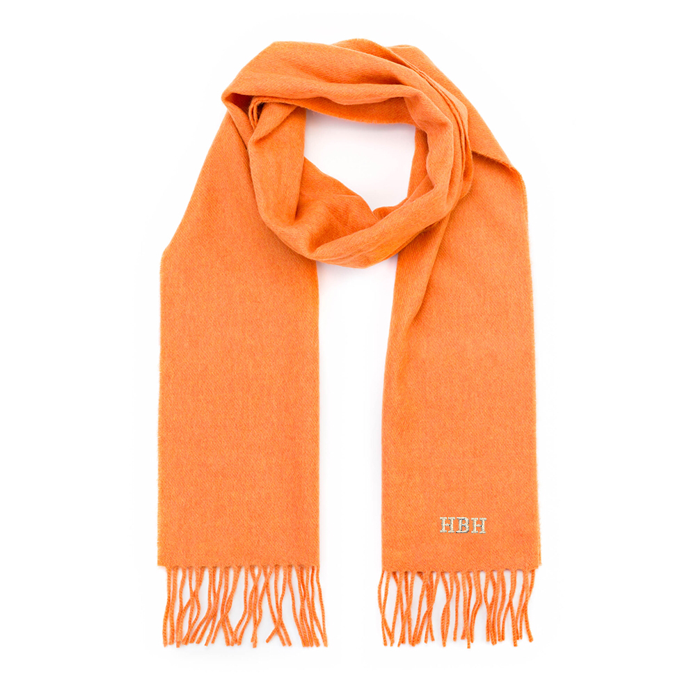 Tangerine Merino Scarf