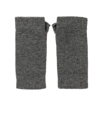 Mid Grey Cashmere Wrist Warmers