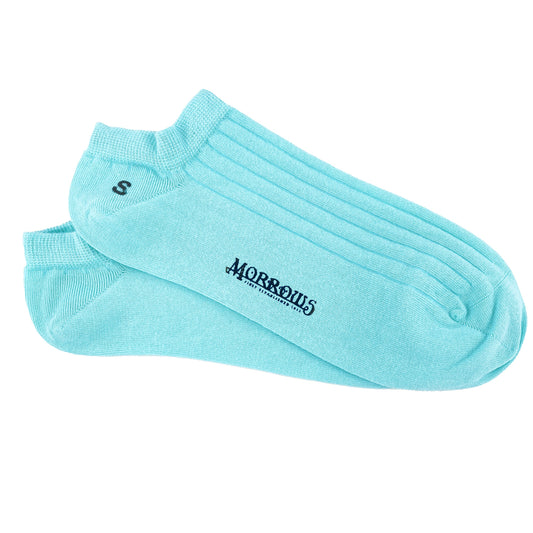 Mikonos Blue Cotton Ankle