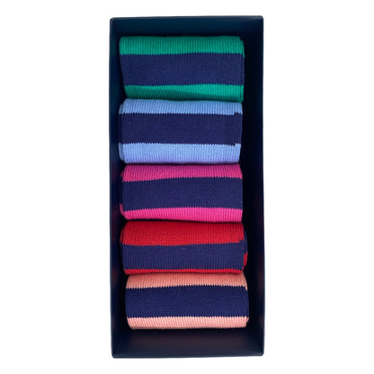 Navy Thin Box of 5