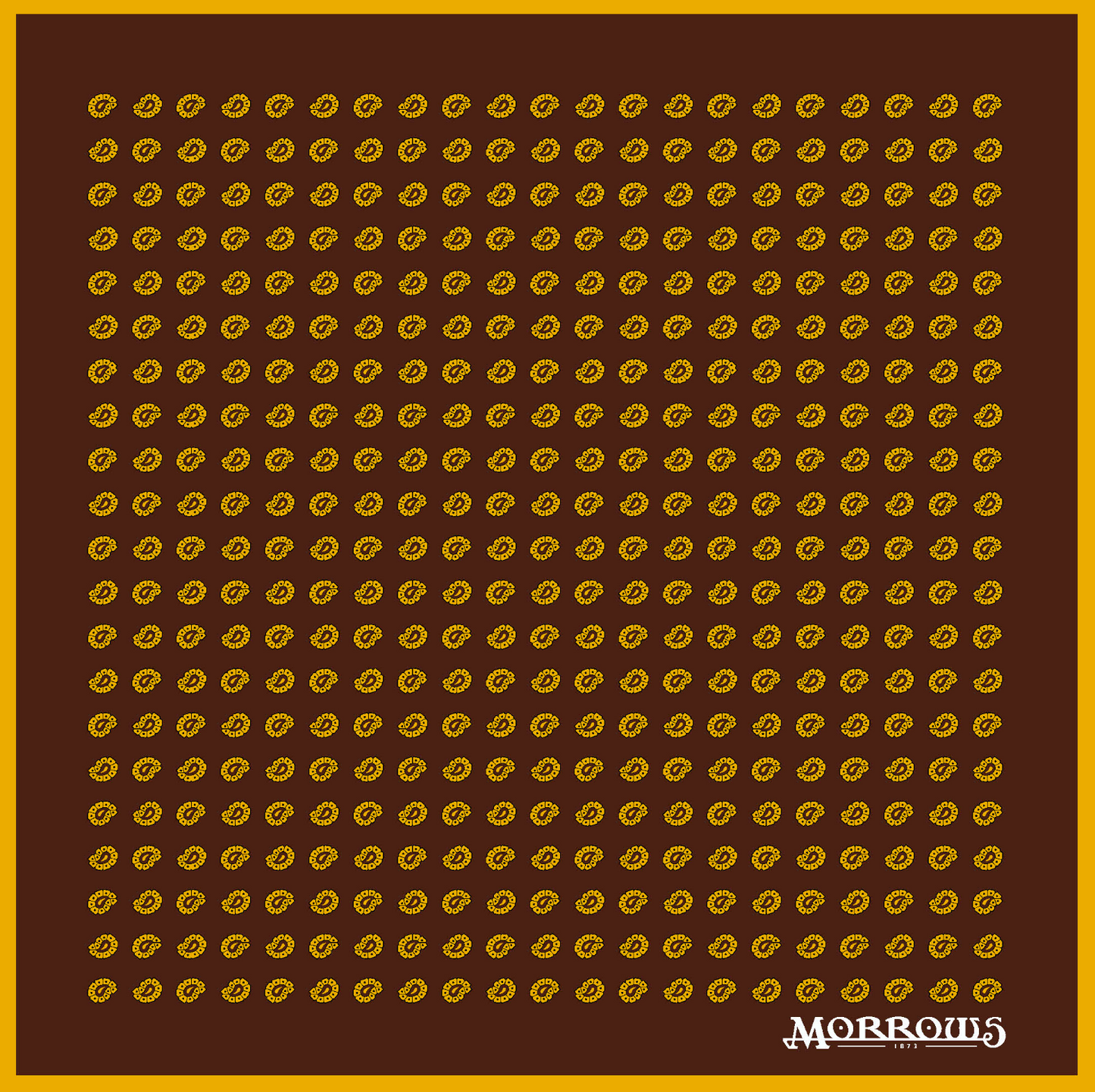 Rigg's Paisley Pocket Square Pre-Order