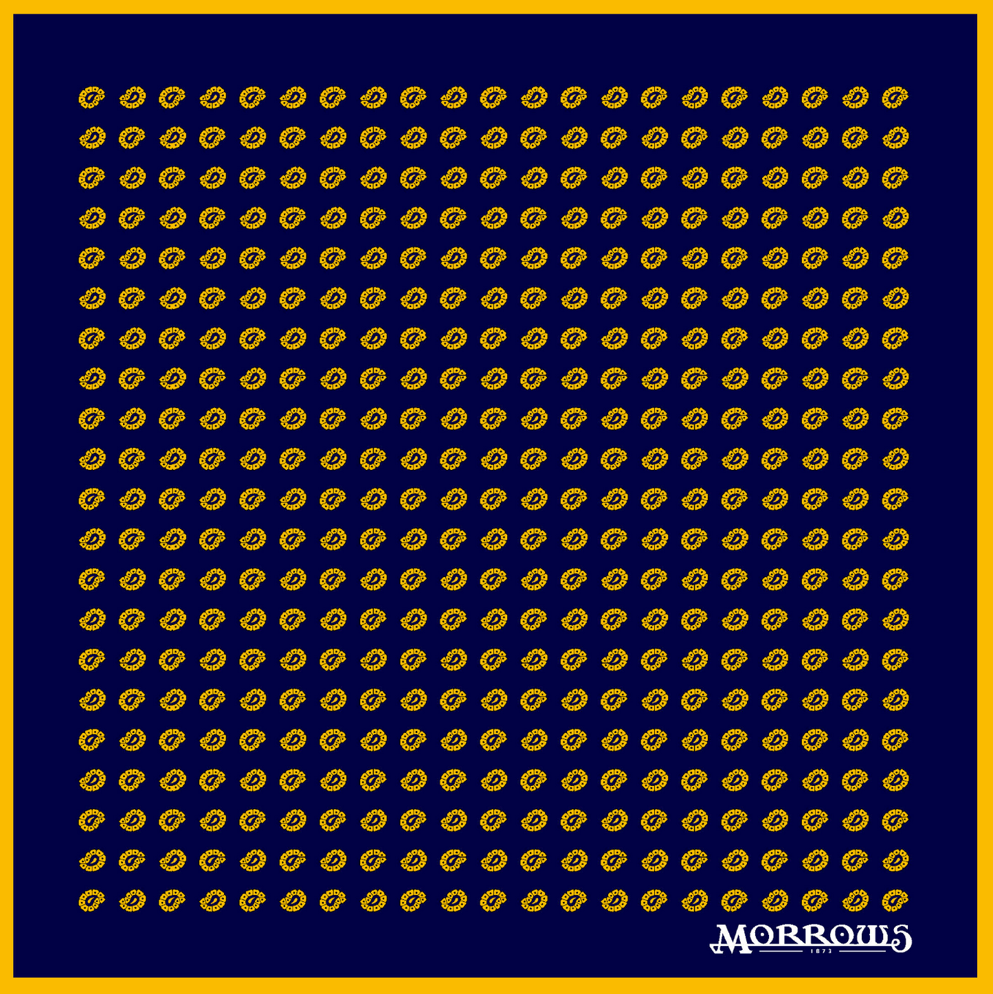 Ridgemount Paisley Pocket Square Pre-Order