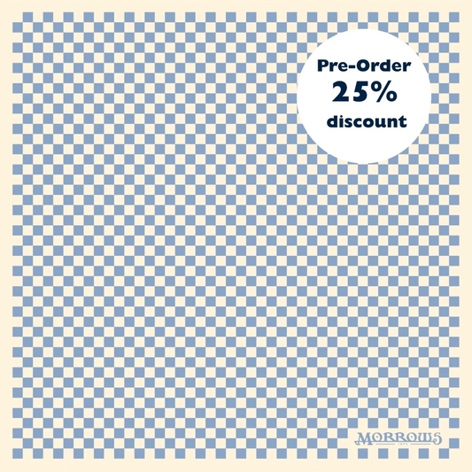 The Grove Cream Chequered Ladies' Neck Scarf Pre-Order