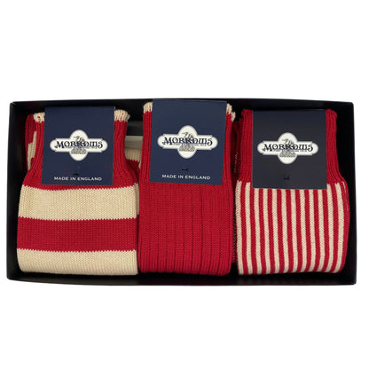 Valentines Stripe Box of 3