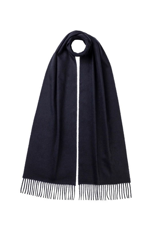 Dark Navy Cashmere Scarf
