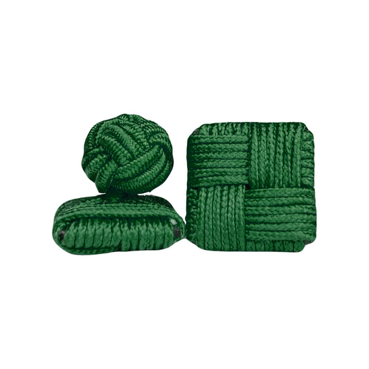 Green Knot Cufflinks