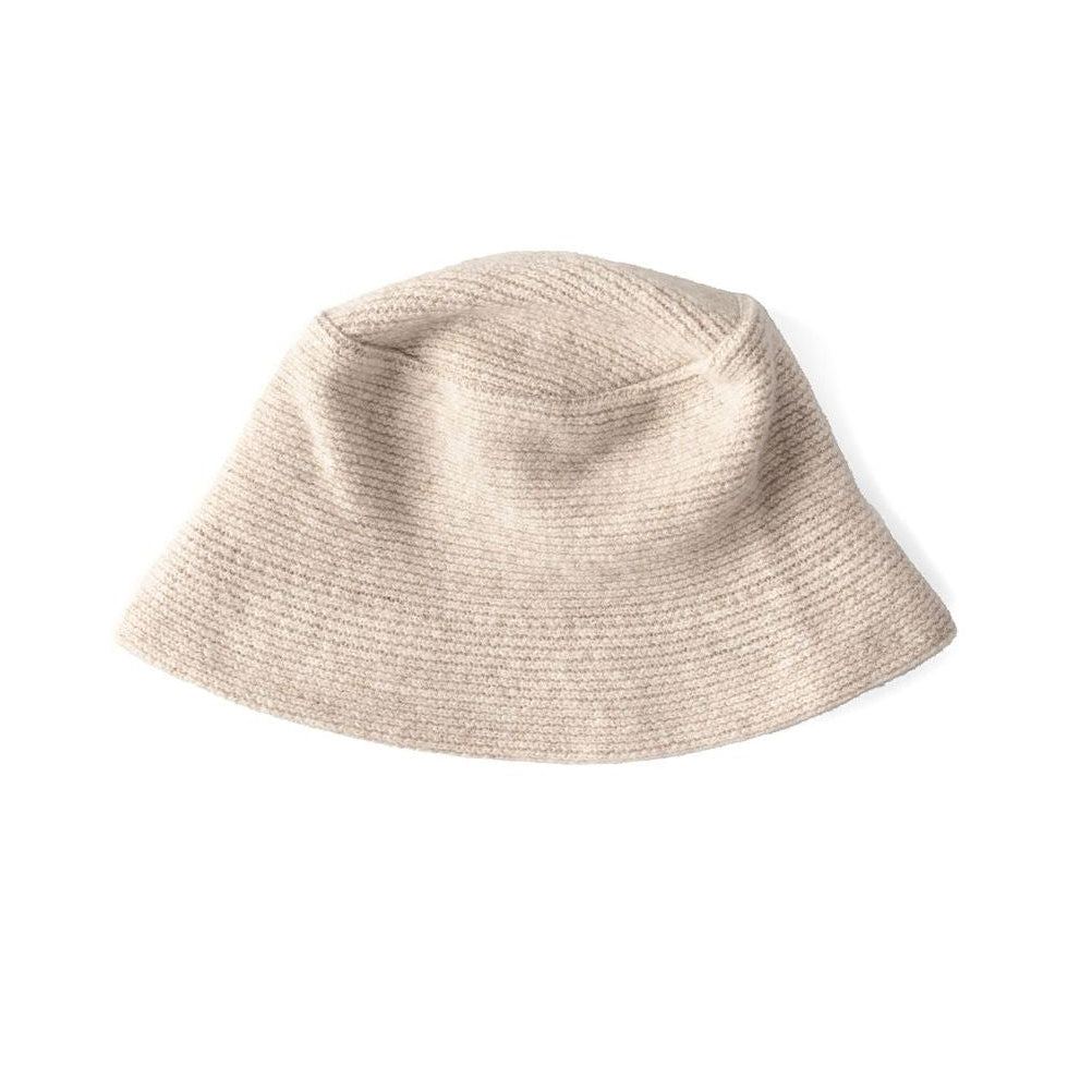 Ladies' Lambswool Bucket Hat - Linen