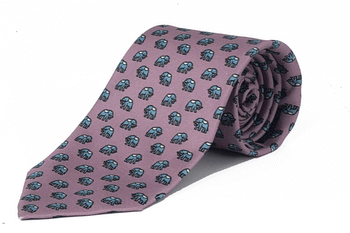 Lilac Elephant Tie