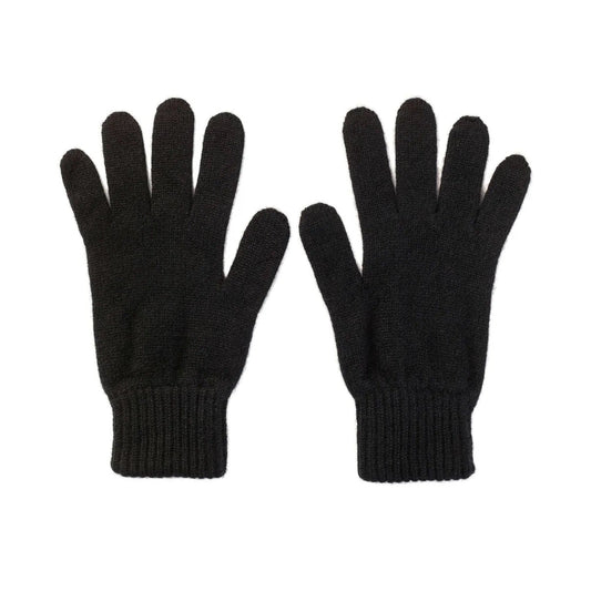 Mens Black Cashmere Gloves