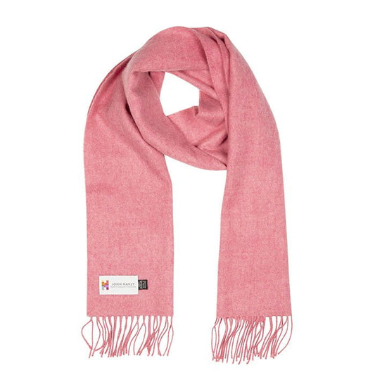 Carnation Pink Merino Scarf
