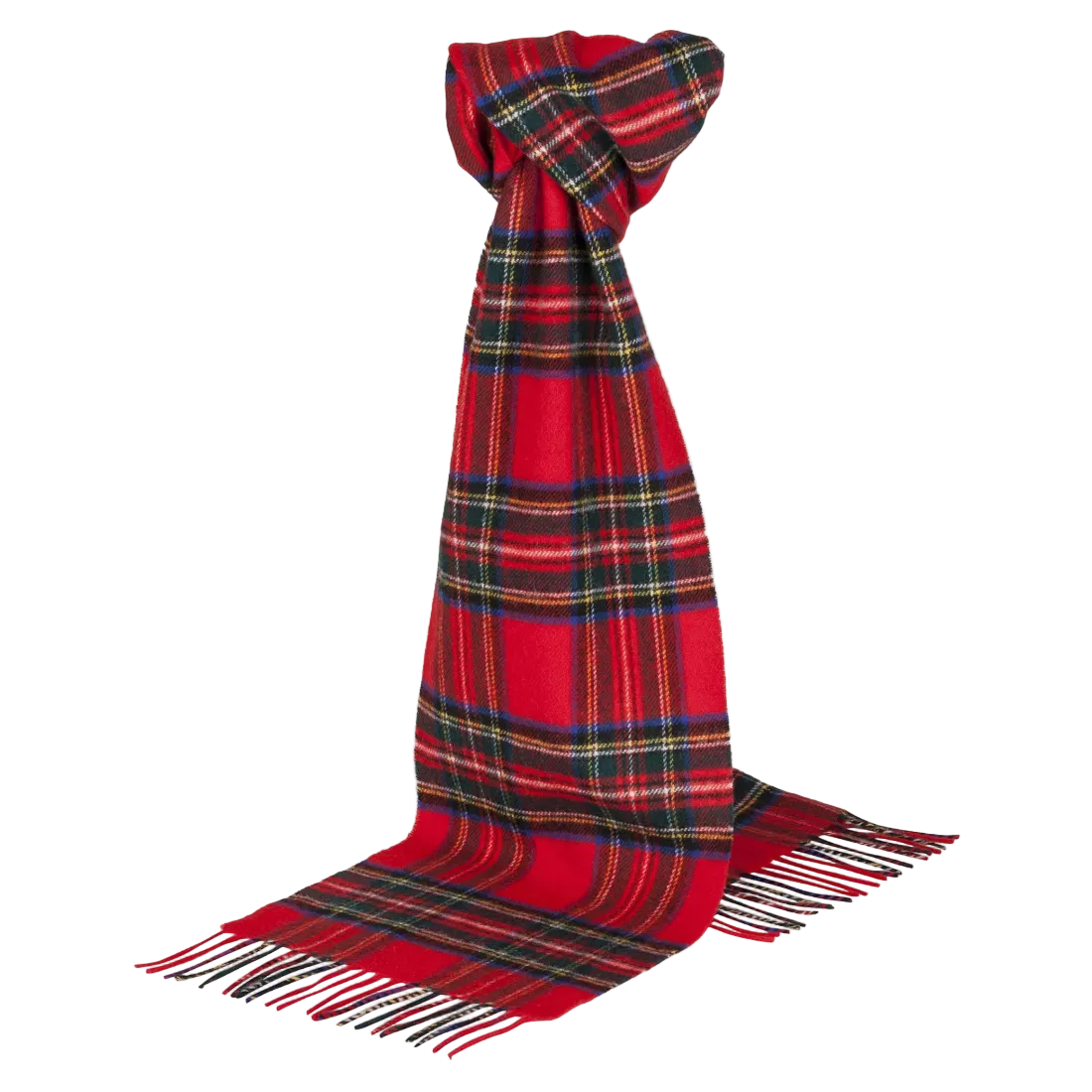 Red Stewart Cashmere City Scarf