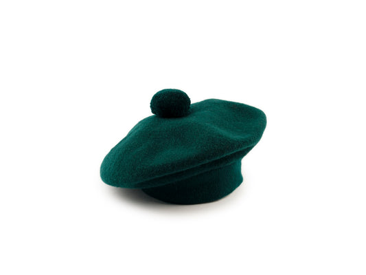 Ladies' Tam Beret - Bottle Green