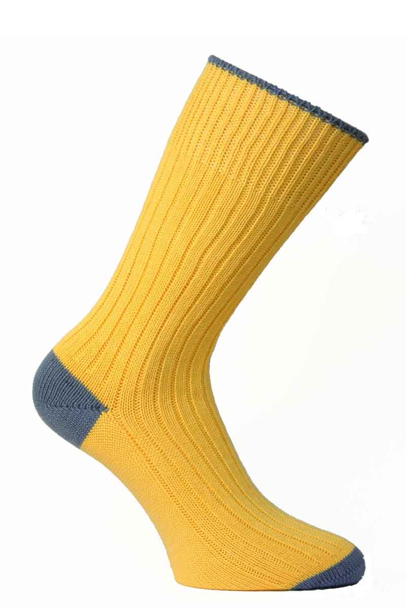 Brentwood Chunky Yellow Socks - Seamless Design