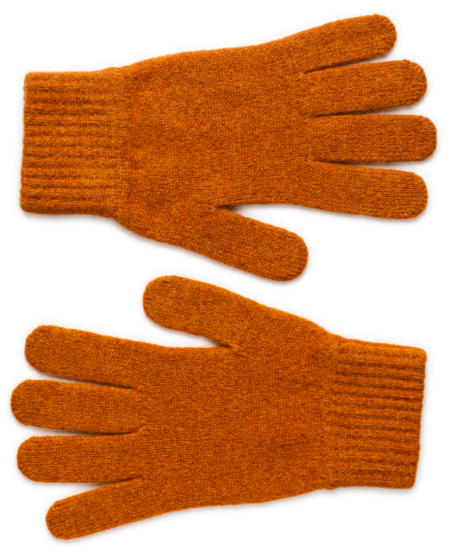 Mens Clyde Gloves - Burnt Orange