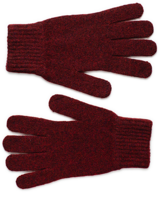 Mens Clyde Gloves - Port Red