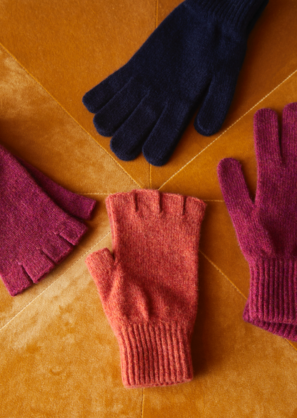 Ladies Clyde Fingerless Gloves - Teal