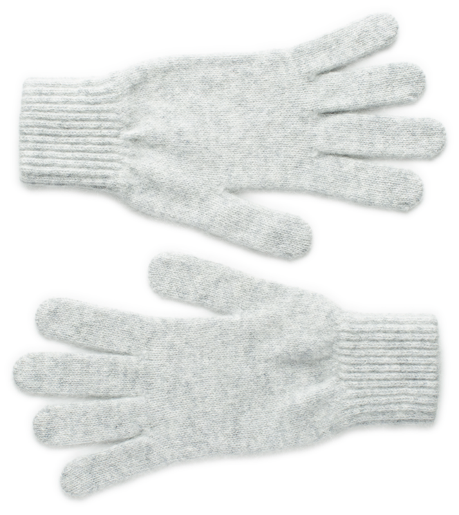 Ladies Oban Gloves - Light Grey