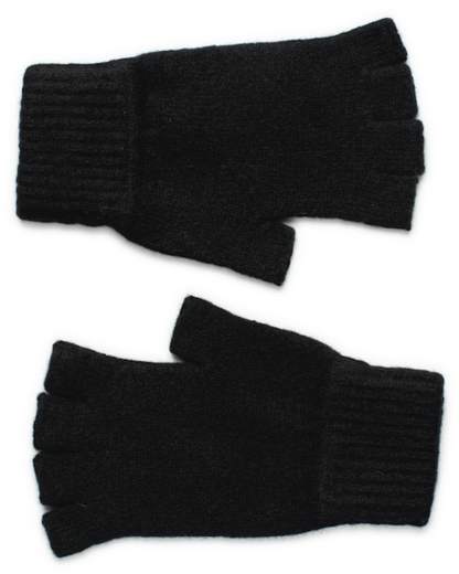 Ladies Clyde Fingerless Gloves - Black