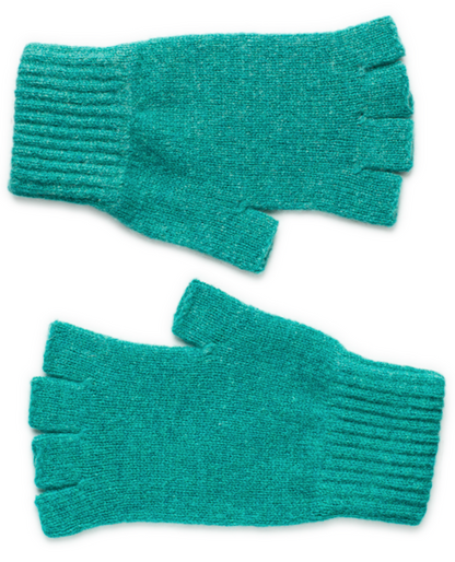 Ladies Clyde Fingerless Gloves - Teal