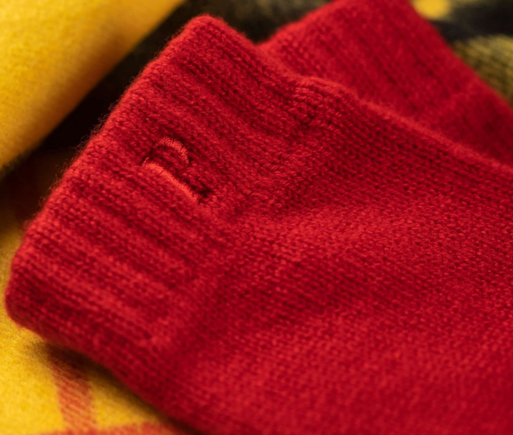 Red Cashmere Gloves