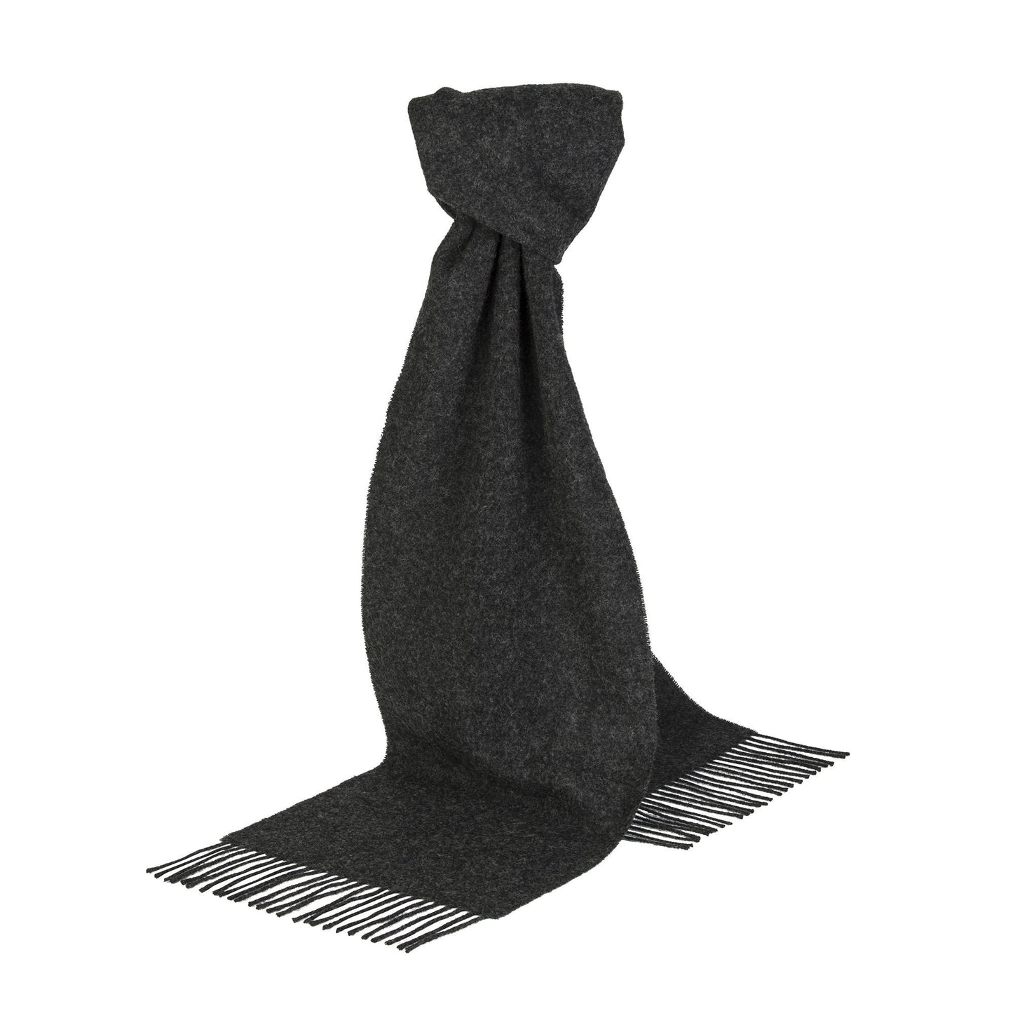 Charcoal Grey Cashmere Scarf